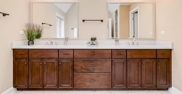Bathroom Cabinet Renovation in Lebanon