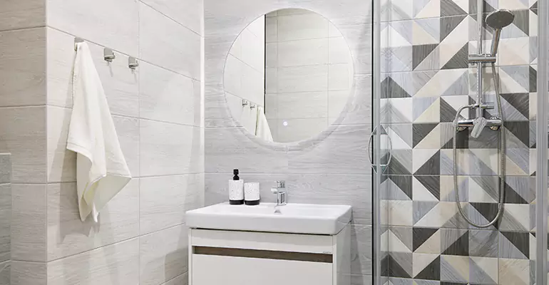 Small Master Bathroom Remodel in Lebanon